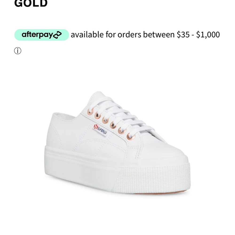 2790 NAPPA BIG EYELETS WHITE/ROSE GOLD - Picture 4 of 7